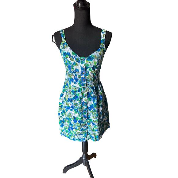 Wet Seal V-Neck Floral Mini Dress - Picture 1 of 8